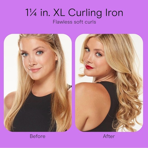 Conair Rose Gold XL Double Ceramic Curling Iron - Picture 4 of 16